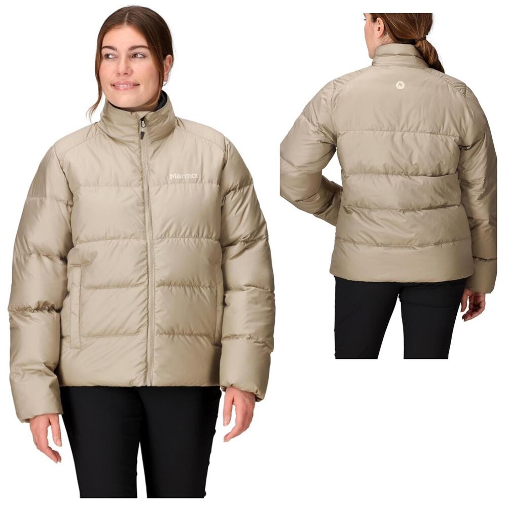 MARMOT -NWT- Guides Down 2.0 Jacket Shale Grey Beige 700 Fill Puffer | XL